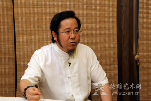 书法家保国安做客张雄艺术网